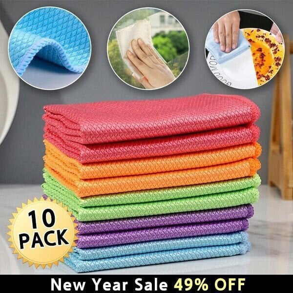 š„Streak-Free Miracle Cleaning Cloths - Reusable