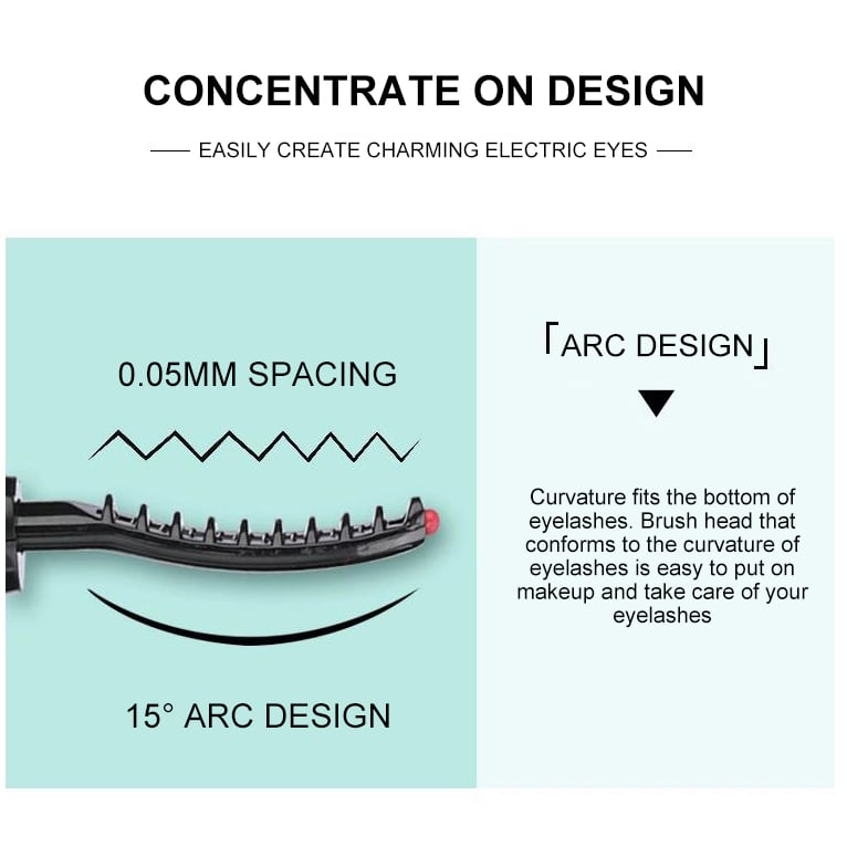 👀Heated Lash Curling Tool