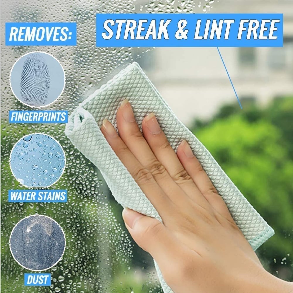 š„Streak-Free Miracle Cleaning Cloths - Reusable