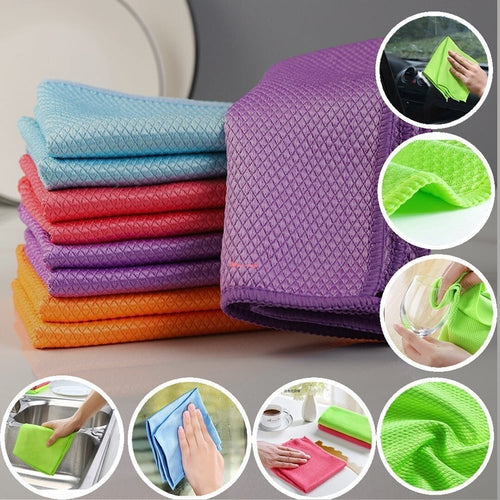 š„Streak-Free Miracle Cleaning Cloths - Reusable