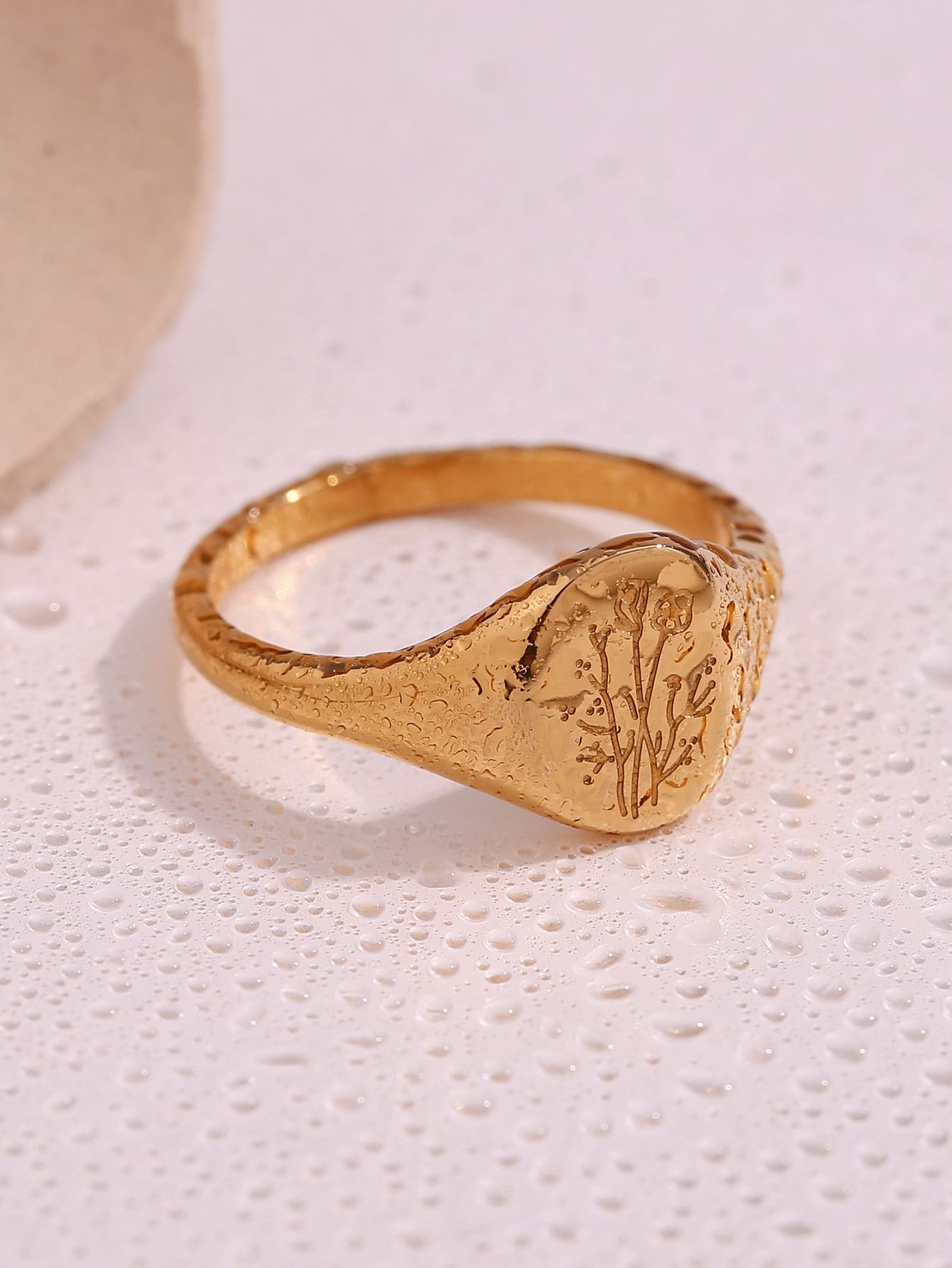 Bloom Charm Ring Floral Design