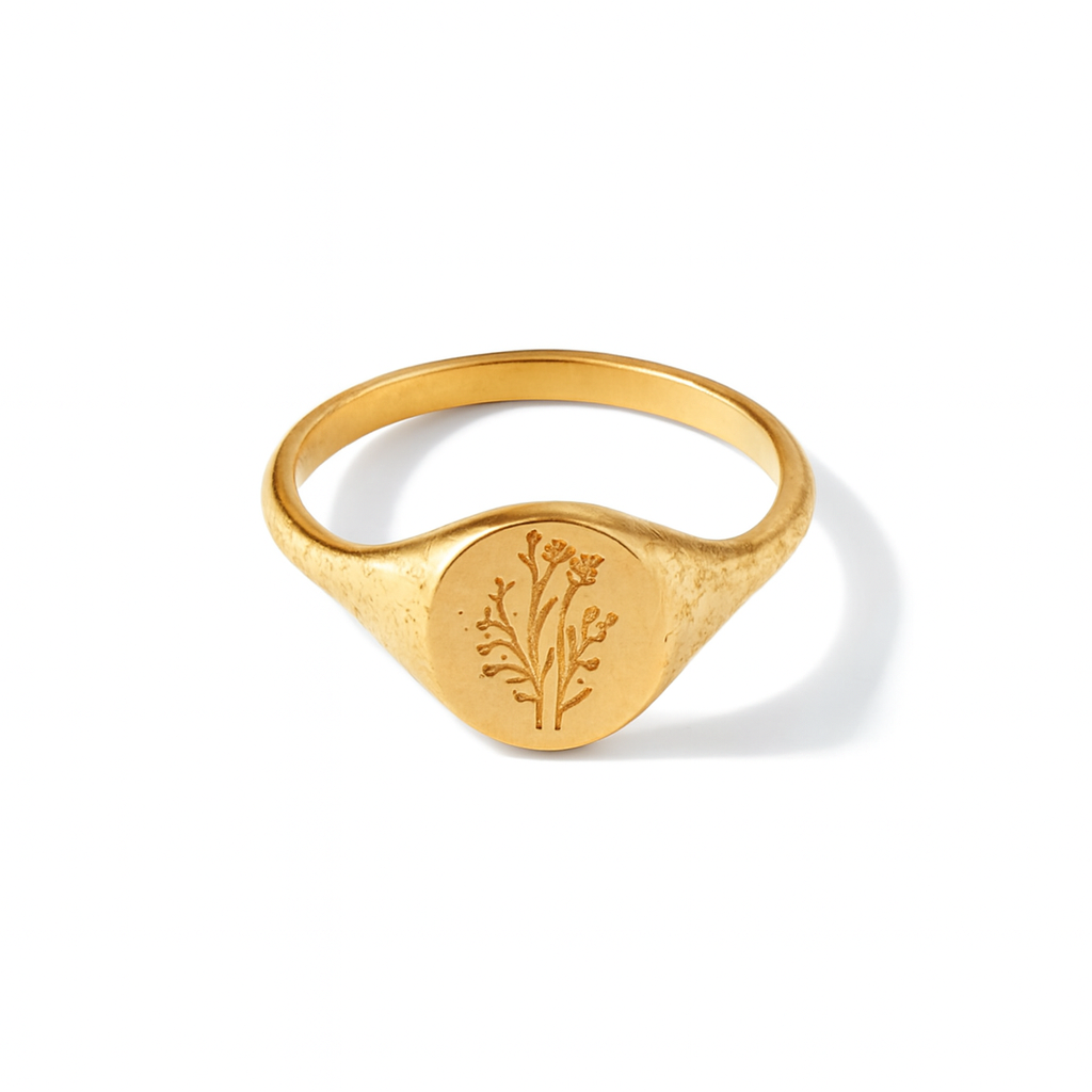 Bloom Charm Ring Floral Design