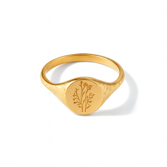 Bloom Charm Ring Floral Design