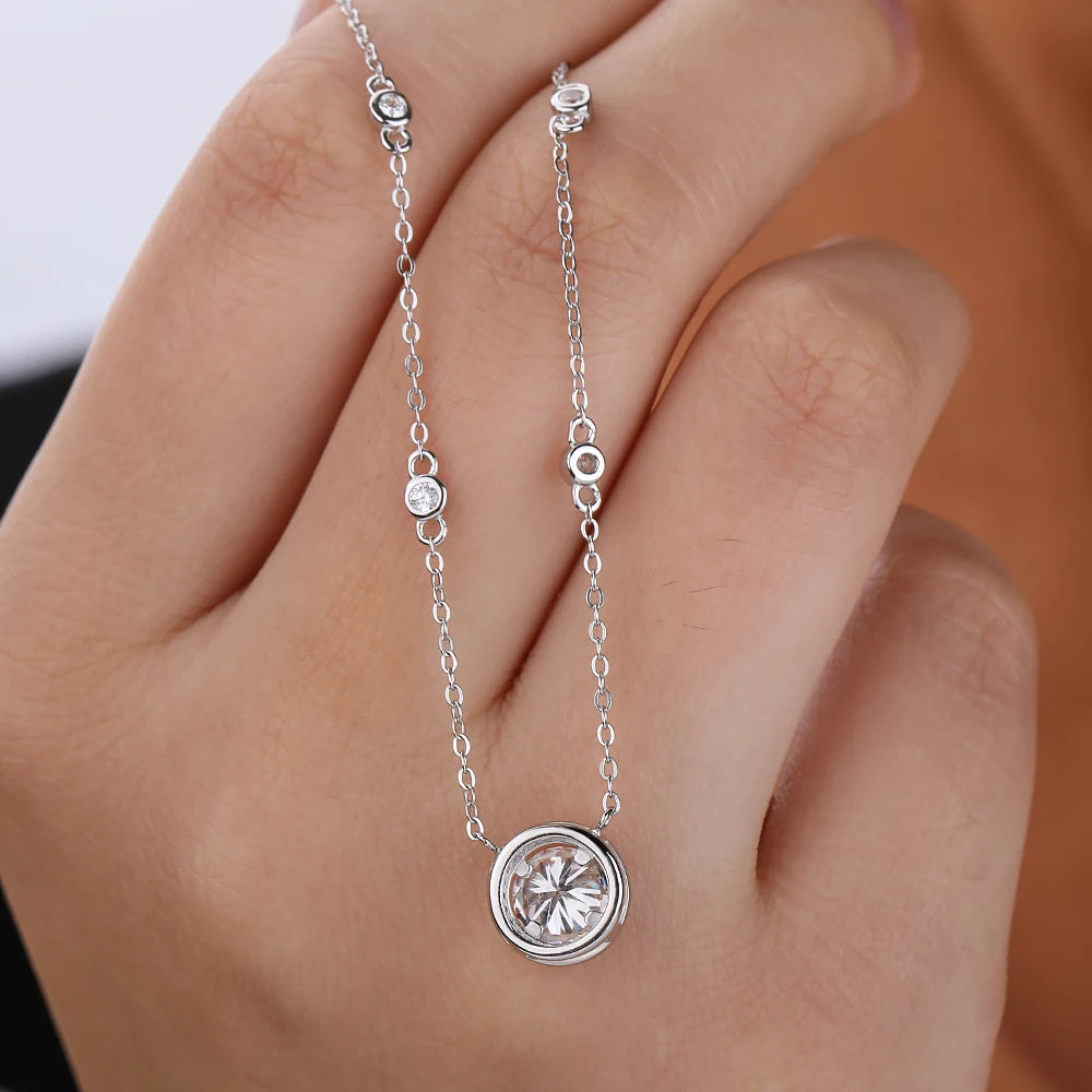 Lumina Moissanite Necklace