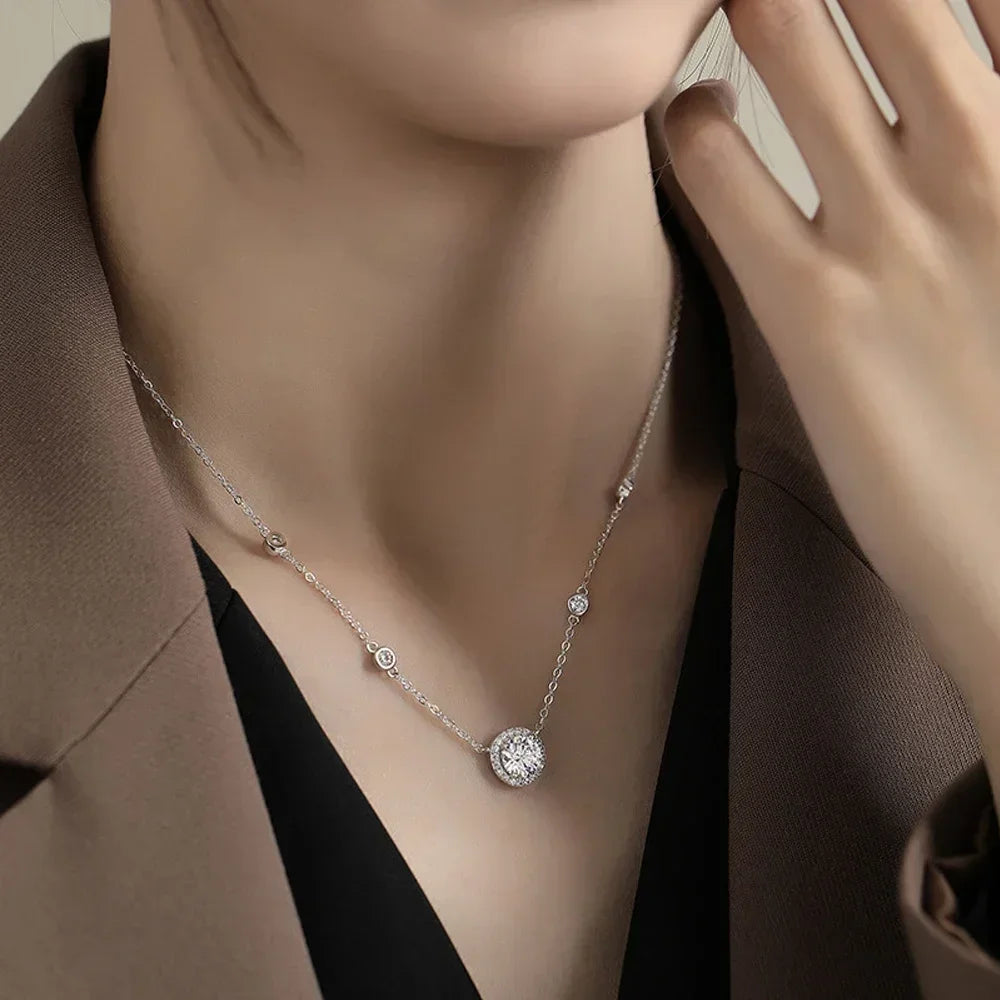 Lumina Moissanite Necklace